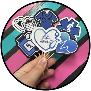 Doctor Cupcake Picks 12 CT