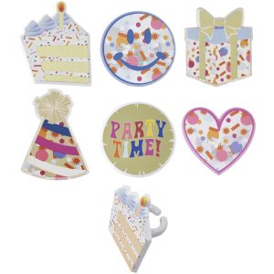 Packed Party Time Assortment Rings  12 count
