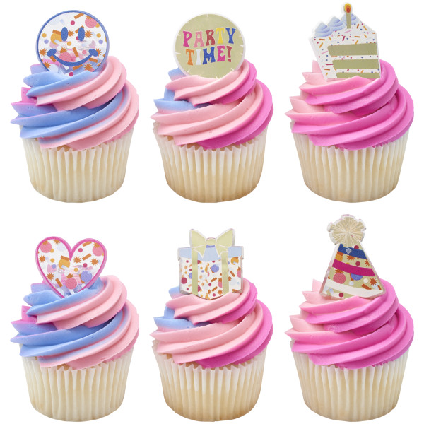Packed Party Time Assortment Rings 12 count - Image 2