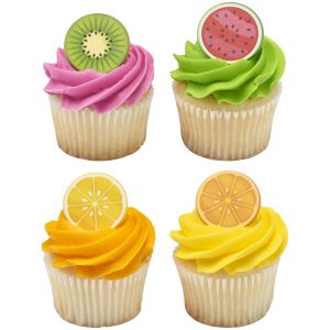 Favorite Fruits Cupcake Rings  12 count