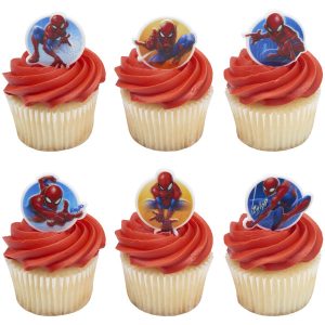Marvel’s Spider-Man Neighborhood Hero Cupcake Rings 12 count
