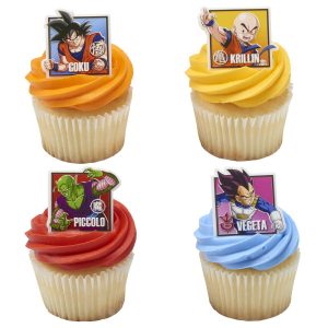 Dragon Ball Z Dragon Team Cupcake Rings 12 ct