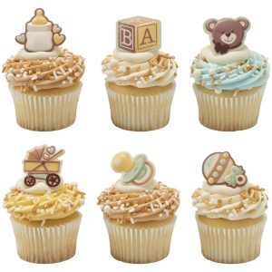 Timeless Baby Assortment Cupcake Rings 12 count