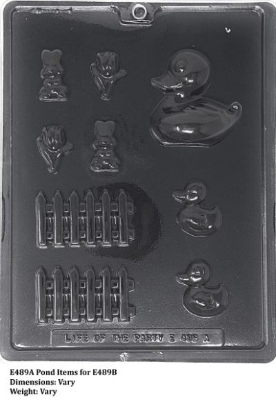Pond Items Candy Mold 9 cavity Each