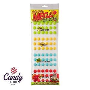 Sour Flavored Candy Buttons 1/2″ size 144 CT