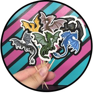 Dragons Cupcake Picks 12 CT