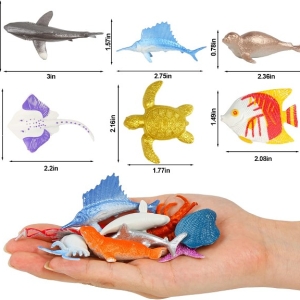 Sea Creature Asssorted Toys 12 Count