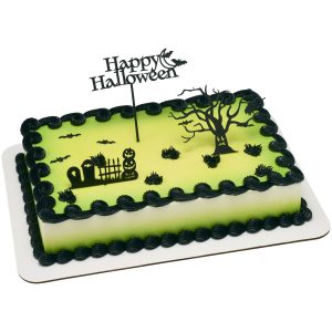 Spooky Tree & Graveyard Cake Kit Each