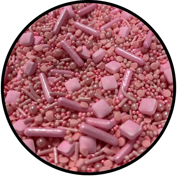 Perfectly Pink Sprinkle Mix 6 ounce