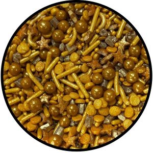 Glamorous Gold Sprinkle Mix 6 ounce