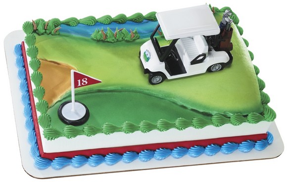Heading For the Green Golf Cart DecoSet Each