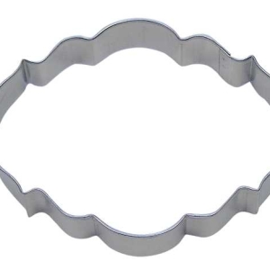 Plaque Elegant Cookie Cutter 4 1/4″ Each
