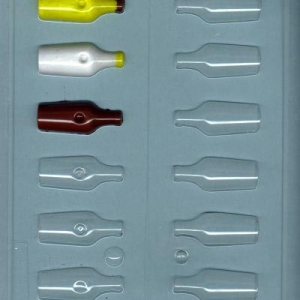 Liquor Bottles Candy Mold 12 cavity Each