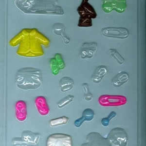 Small Baby Assortment Mold 21 cavity Each