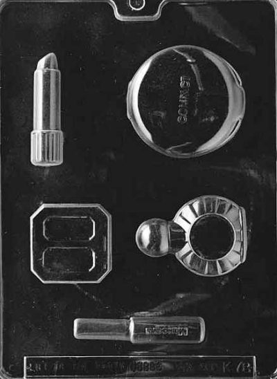 Cosmetics Mold 5 assorted cavity Each 2oz
