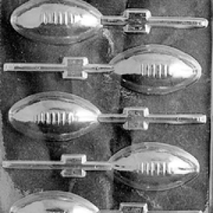 Football Lollipop Candy Mold 5 cavity Each