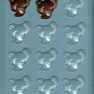 Bite Size Turkeys Mold 12 cavity Each
