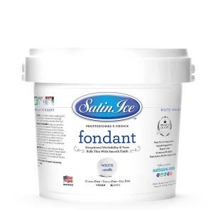 White Satin Ice Fondant 5 lb