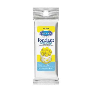 Yellow Satin Ice Fondant 4 oz