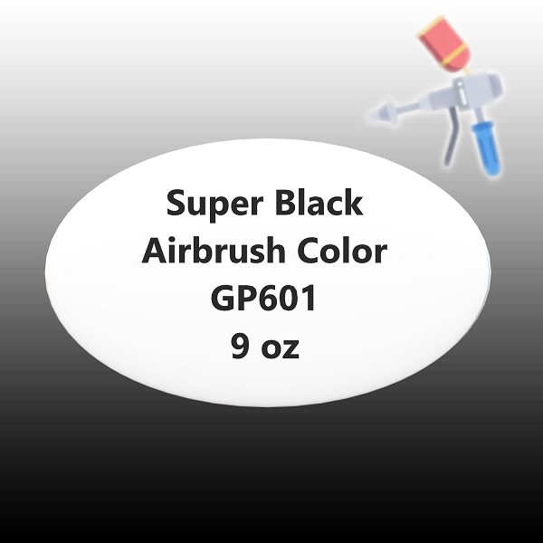 Black 9 oz (255g) Amerimist Airbrush Color Each