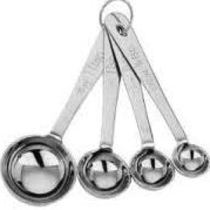 Measuring Spoon Set Metal 4 pieces