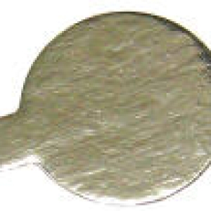 Silver Mono Portion Round w/tab 12 count