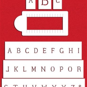 Stencil Basic Monogram Set