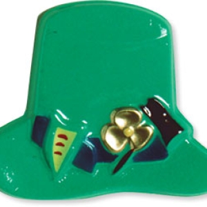 St. Patrick Hat Plaque 4″ Each