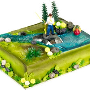 Gone Fishing Cake Kit Each