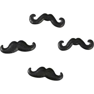 Mustache Royal Icing 12 count