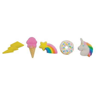 Rainbow Party Assortment Dec-Ons 10 count