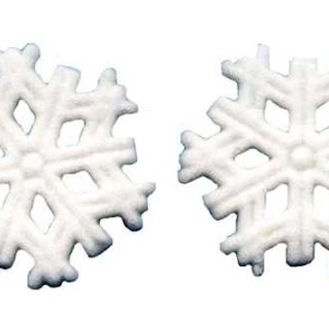 Snowflake Dec-Ons 1 1/2″ 10 count
