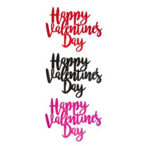 Foil Valentine Script Assortment Each