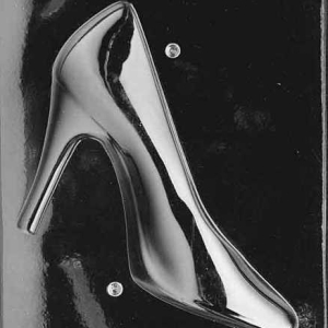 3D High Heel Shoe Candy Mold 1 cavity Side A