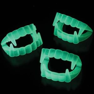 Vampire Teeth 2″ (Glow in Dark) 12 count