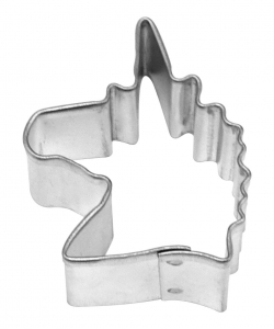 Unicorn Head Mini Cookie Cutter Each