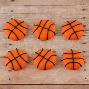 Basketball Royal Icing 12 count