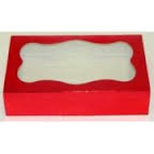 Red Foil 1 lb Box w/Window Each