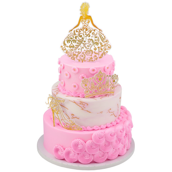 Quinceanera Gold 3 piece Set - Image 2