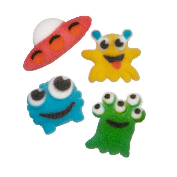 Alien Invasion Assortment Dec-Ons 10 ct