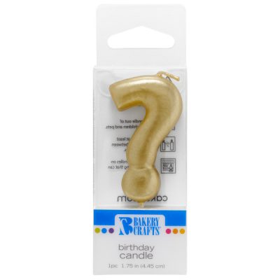 #? Mini Gold Candle 1 3/4" Each
