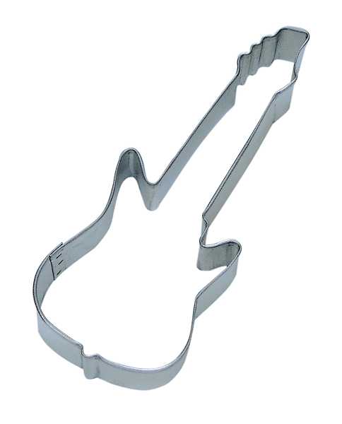 Electric Guitar Cookie Cutter 5" Each