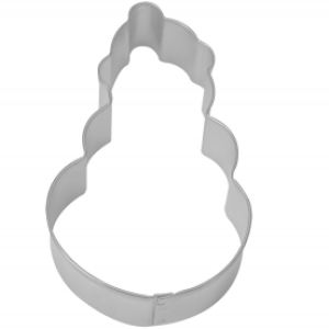 Snowman with Pom Pom Hat Cookie Cutter 4″ Each