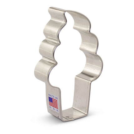 Ice Cream Soft Serve Cookie Cutter 4" x 2.5" Each
