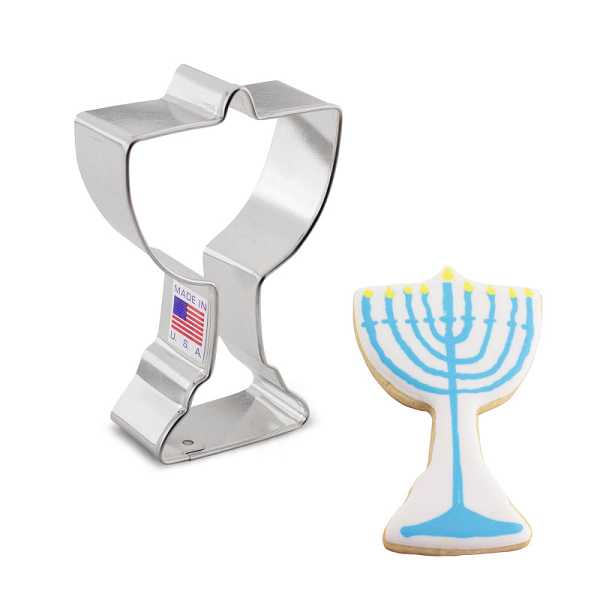 Menorah Cookie Cutter 3" x 4" Each