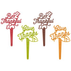 Be Thankful DecoPics 3″ 12 count