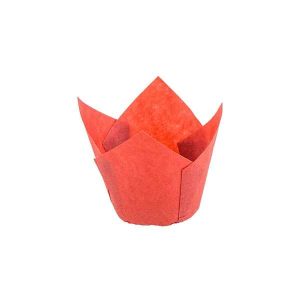 Red Tulip Cup 2″ Base 1-5/8 to 2-3/4 approx 50 count