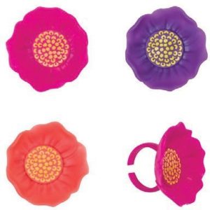 Flower Ring Pk,PR,OR 12 CT