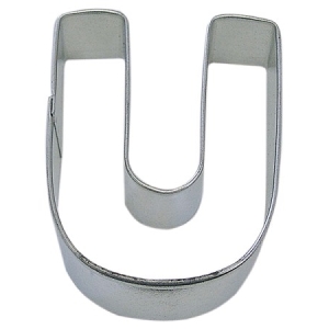 Letter U Cookie Cutter EACH