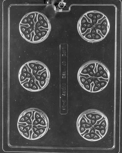 Celtic Cookie Candy Mold 6 cavity Each